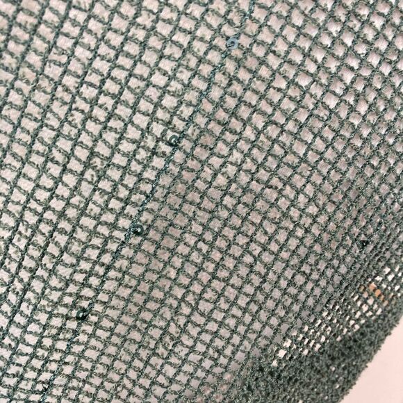 Pretty Angel Sage Mesh Tunic w/gorgeous lace trim and subtle sparkle NWOT - Picture 6 of 10